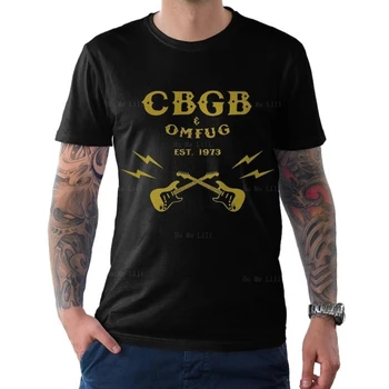 Cbgb Omfug 1973, T-Marškinėliai, vyriški Ir moteriški Laisvalaikio Streetwear trumpomis Rankovėmis Apvalios Kaklo