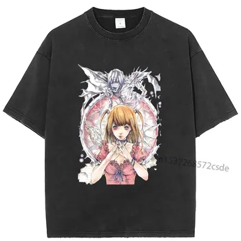 Tamsiausias Misa Pobūdžio II Vyrai Moterys T-Shirt Anime Marškinėliai Harajuku Print T-Marškinėliai, Drabužiai, Hip-Hop Viršūnes Tees Vasaros Viršūnes