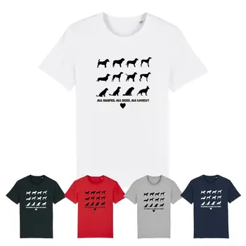 ŠUNŲ MYLĖTOJAS T-Shirt VISŲ FORMŲ IR DYDŽIŲ, Unisex, Gyvūnų Augintinių Takso Lurcher
