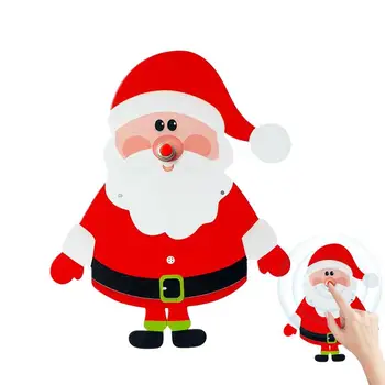 Elektros Kalėdų Doorbell Santa Claus Formos Metalo Skambučius Priekinių Durų Baterijomis, Belaidį Durų Skambutį Butas Sodas