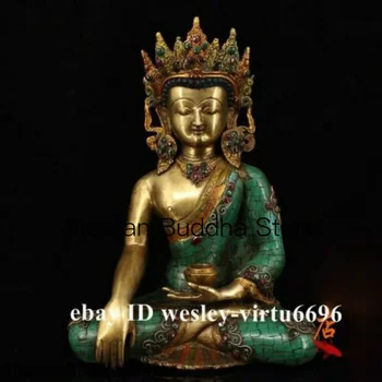 35 Tibeto Vario Gild apdaila turkis Bhaisajyaguru Vaistininkui Bodhisatvos Buda