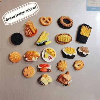 Creative 3D Bionic Kepimo Maisto Modeliavimas Sausainių Slapukus Bulvių Traškučiai Nonmagnetic Šaldytuvas Magnetas Inviscid Šaldytuvas Apdaila