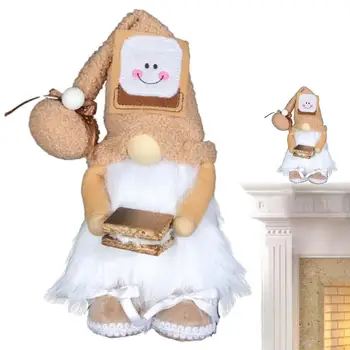 Kalėdų Beveidis Gnome Pliušinis Įdaryti Pliušinis Elf Lėlės Mielas Beveidis Nykštukai Plushie Kalėdų Gnome Dekoracija Žiemos Šventė