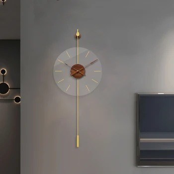 83*35cm Paprasta Mados Kambarį Sieninis Laikrodis Ispanijoje Šviesos Prabanga Sienų Apdailai Žiūrėti Veranda Kūrybos Silent Laikrodis