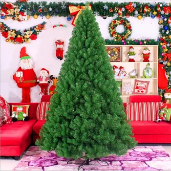 Dirbtinės Kalėdų Eglutės Didelis Šifruojami Prabangus PVC Medžiagos, Kalėdos Medžių Namo Kambaryje Apdailos 2023 Naujųjų Metų Dekoro Šalies Prekių