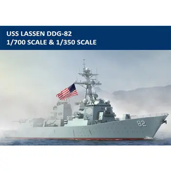 1/700 Hobby Boss 83412 USS Lassen DDG-82 Vadovaujasi Raketų Eskadrinis minininkas Modelis Karo TH06112-SMT8-qc
