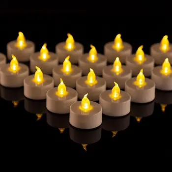 LED Žvakės 48/24/12 Pack baterijomis, Žvakės, Baterijų, Žibintai, Žvakės Sukurti Šiltą Atmosferą Natūraliai Mirgėjimas Šviesus