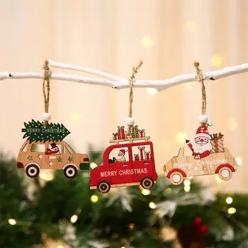 Kalėdų Eglučių Papuošalai, Mediniai Snaigės Kalėdų Švenčių Mediniai Snaigės Pakabučiai Žavinga Raižyti Santa Kaimiškas Namų