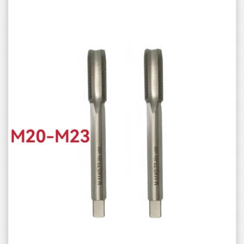 Aliuminio HSS Vertus Bakstelėkite M24X1.25X1X0.75 M25 M26 M27X1.75X1.5X2.5X2X3X0.5 su šiurkščiavilnių ir bauda dantys
