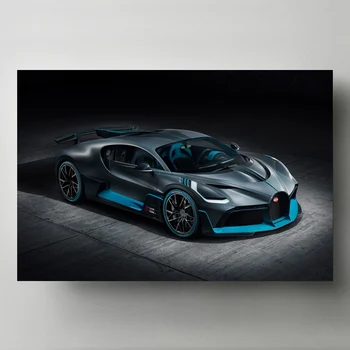 Sporto Automobilis Bugatti Divo Supercars Meno Sienų Plakatus, Drobės Audinys Spaudinius Su 