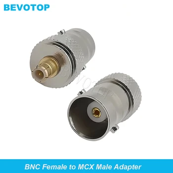 2VNT/Daug BNC Female Jack MCX Male Plug RF, Coaxial Adapteris BNC Jungtys su MCX Adapteris BEVOTOP