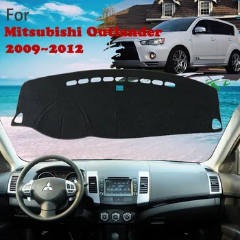 Prietaisų skydelio Dangtelis Apsaugos Išvengti Šviesos Kilimų Kilimėlis Mitsubishi Outlander 2009 m. 2010 m. 2011 m. 2012 2nd Gen Automobilių Papuošti Priedai