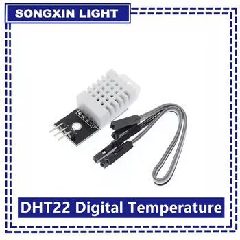 DHT22 Skaitmeninis Temperatūros ir Drėgmės Jutiklis AM2302 Modulis+PCB su Kabeliu