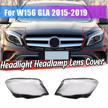 Dešinėje Pusėje Mercedes Benz W156 GLA Klasės 2015-2019 priekinis žibintas Objektyvo Dangtelis Galvos Šviesos Lempos Atspalvis Shell Šviesos Dangtis